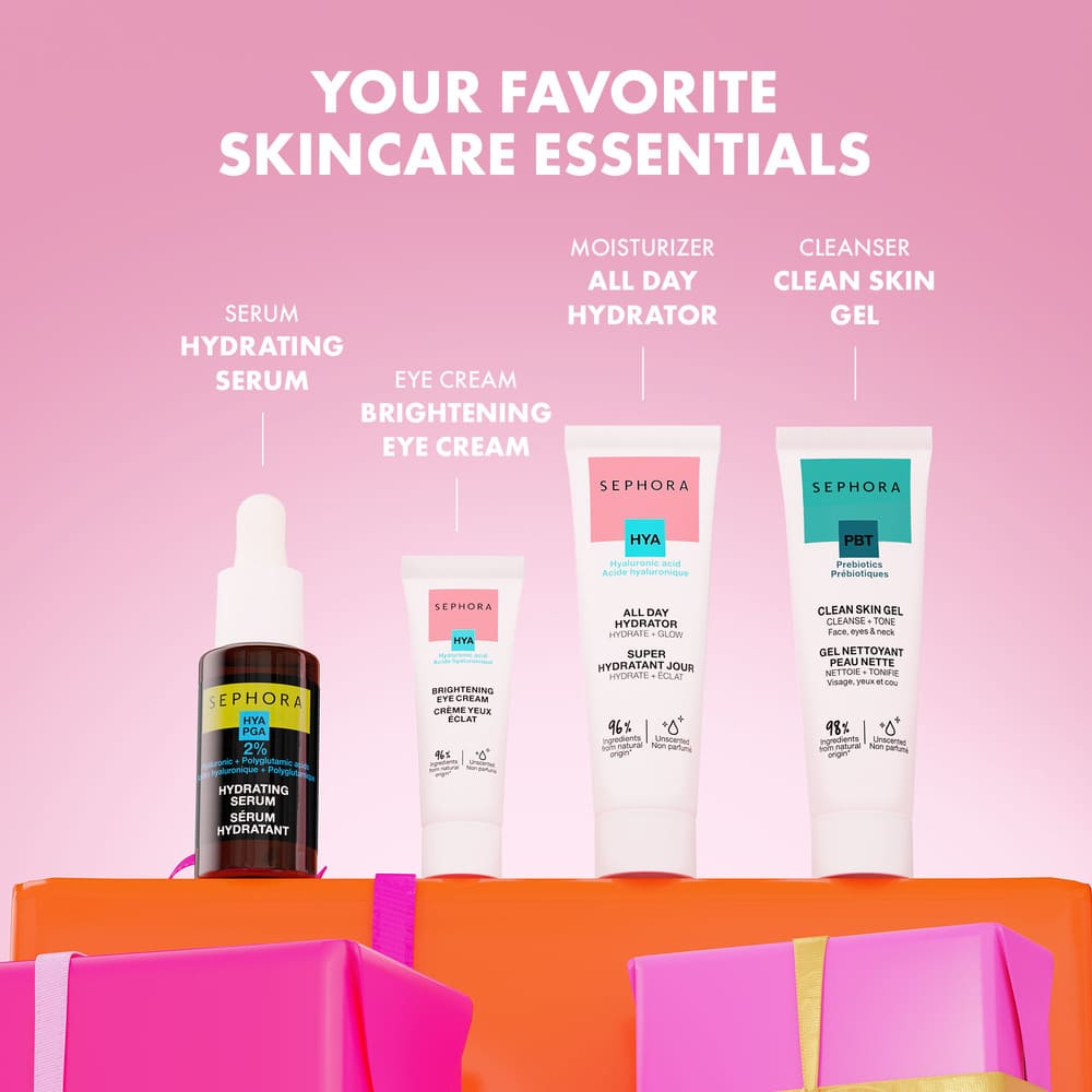 MINI SKINCARE MUST-HAVES (SET DE 4 MINI PARA EL CUIDADO DE LA PIEL)